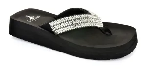 Corky's Donna Clear Rhinestone Flip Flop