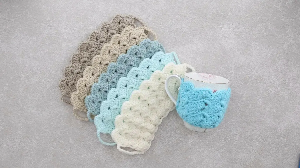 Crochet Coffee Mug Cozy -Any Size Crochet Mug Cozy Pattern