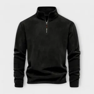 Felix - Warm Fleece Pullover for Man with 1/4 Quarter Zip