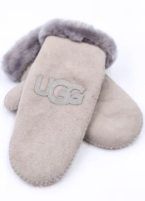 Heritage Logo Mitten in Seal by UGG