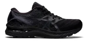 Men's Asics GEL-Nimbus 23, Black/Black, 13 D Medium