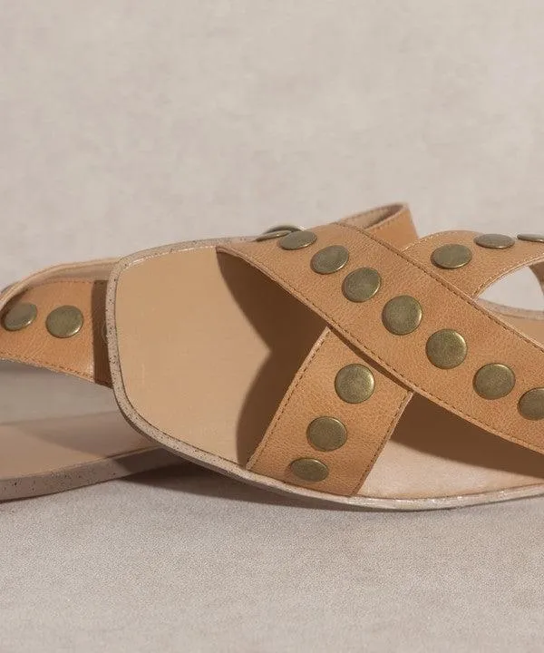 Oasis Society Kylie - Studded Cross Band Sandal