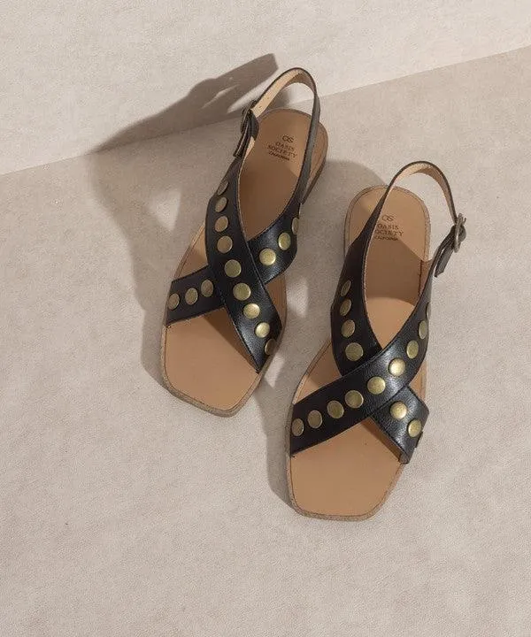 Oasis Society Kylie - Studded Cross Band Sandal