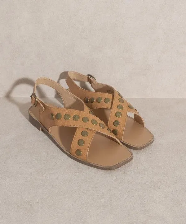 Oasis Society Kylie - Studded Cross Band Sandal
