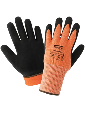Samurai CR318INT Cut Resistant Water Repellent, Low Temperature Touch Screen Gloves, ANSI Cut Level A5