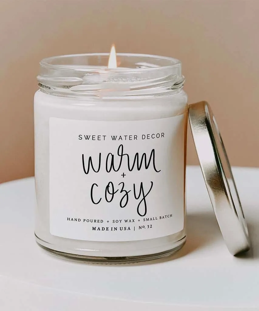 Warm and Cozy Soy Candle
